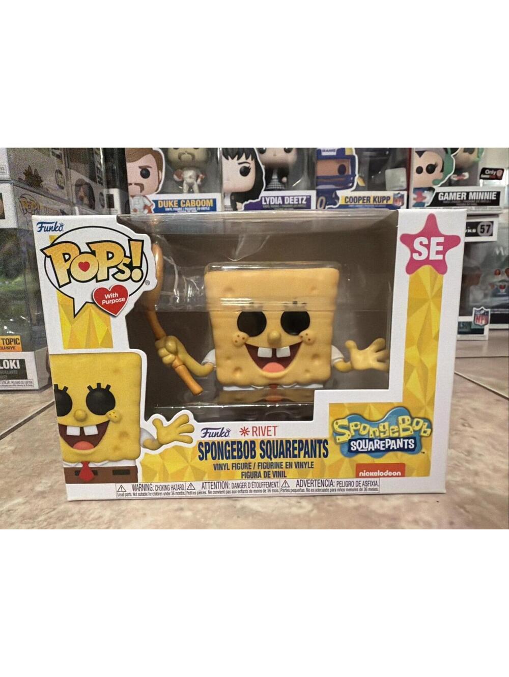 Funko Pop! Vinyl SpongeBob SquarePants Rivet Special Edition With Protector
